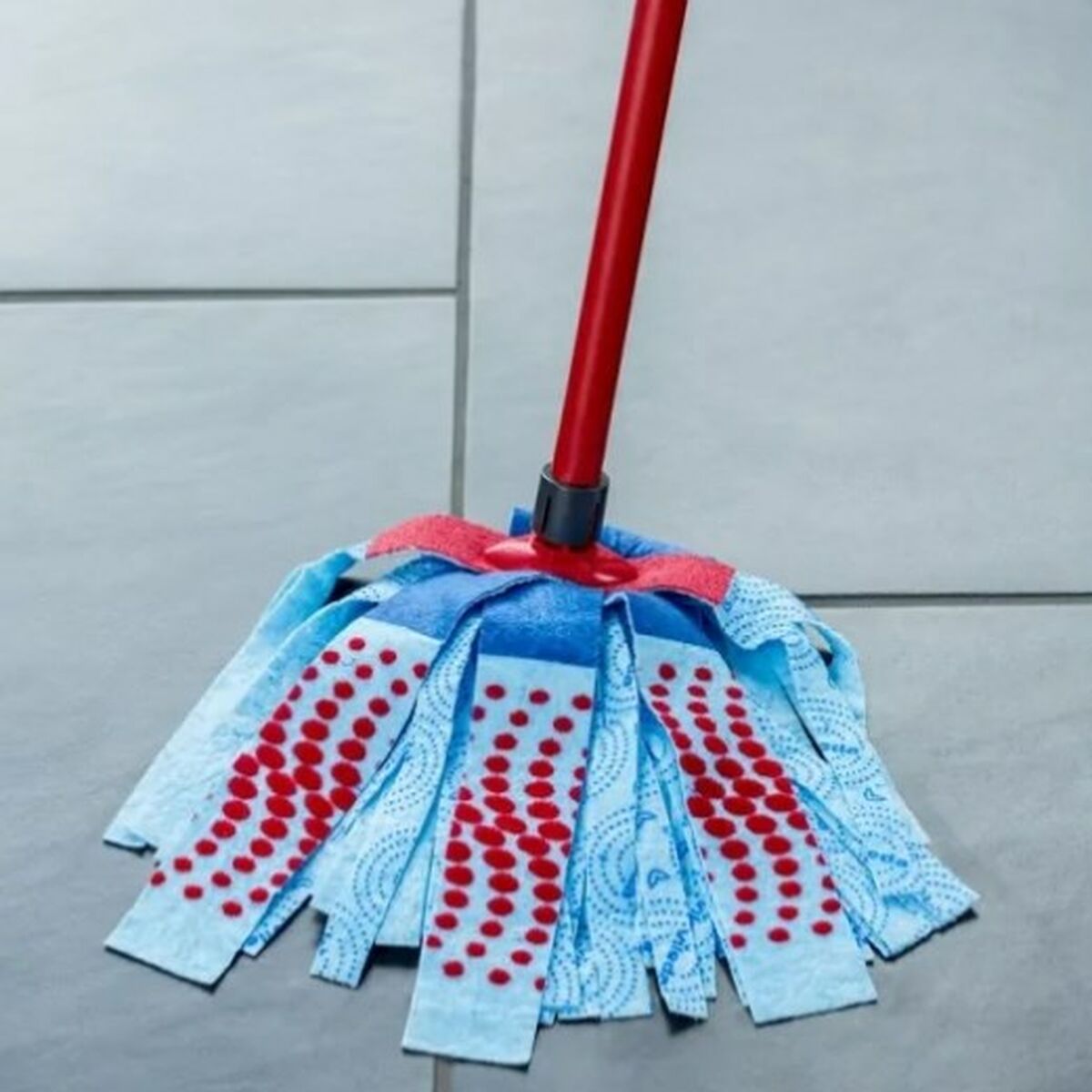 Zwabber Vileda 3Action Velour XL Blauw Rood